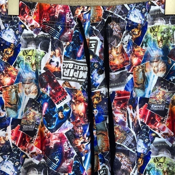 Star Wars Empire Strikes Back Print Button Fly Loungewear Pajama Pants - Picture 4 of 10